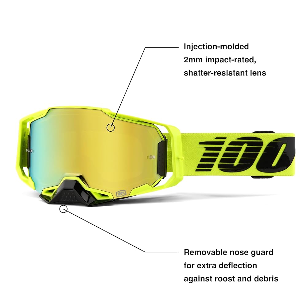 Amazon.com : 100% ARMEGA Premium Protective Sport Goggles